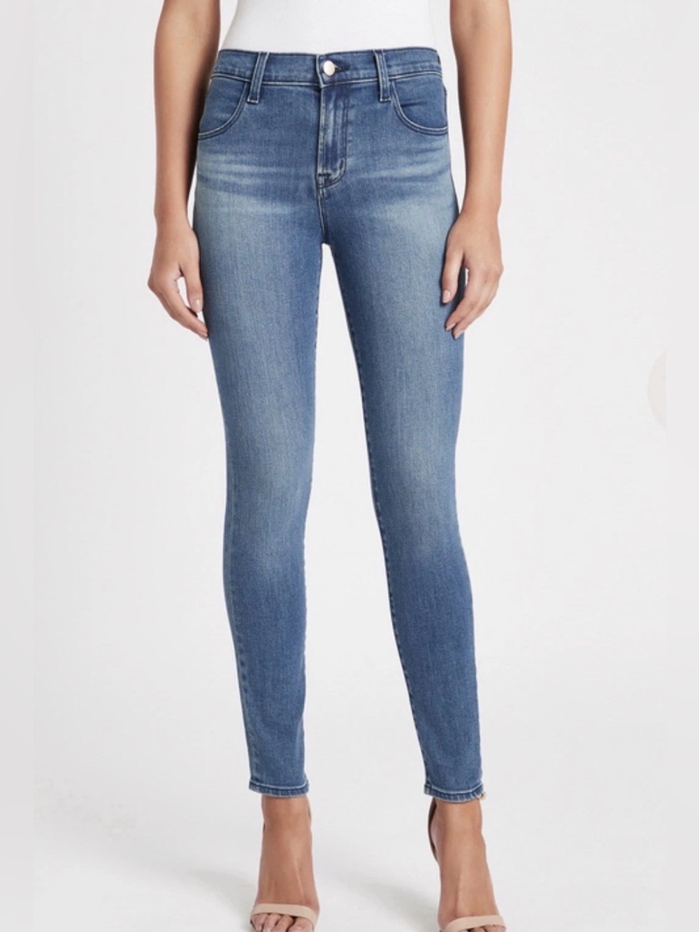 J Brand Maria High Rise Skinny Jeans Size 26 Blue Wash